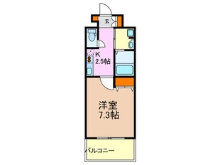 エス・キュート城東中央の物件間取画像